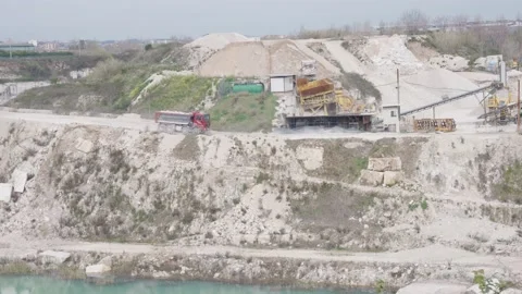 Quarry Roman Travertine Vídeos de archivo 150863289