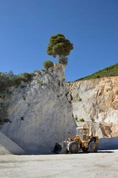 Quarry site Stock Photos