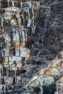Quarry of slate Stock Photos