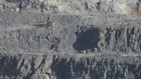 Quarry in sunny day Stock Footage 130668022