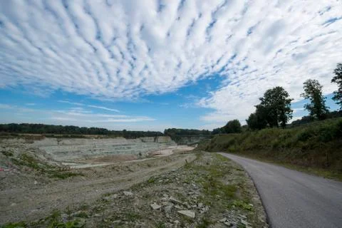 Quarry in Winterswijk. Stock Photos