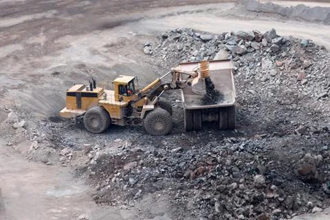 Quarry Workings. Stock Photos