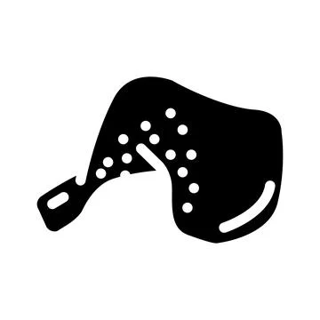 Quarter back glyph icon vector illustration Illustrazione stock
