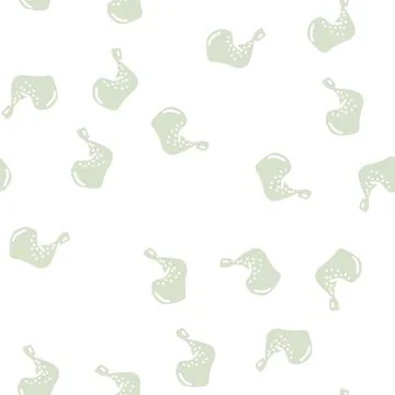 Quarter back glyph vector seamless pattern Stock Illustration