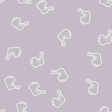 Quarter back line vector seamless pattern Stock Illustration