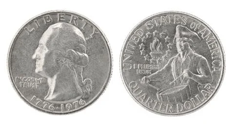 Quarter dollar kansas Stock Photos