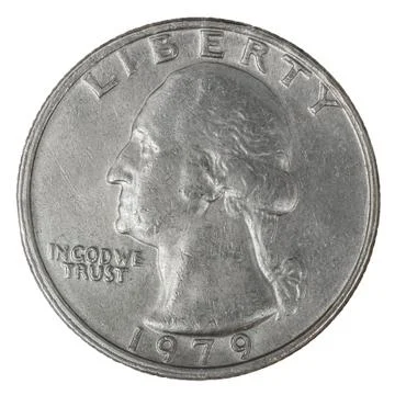 Quarter dollar Stock Photos