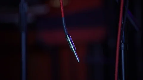 Quarter Inch Guitar Cable Stockbeeldmateriaal 94162255