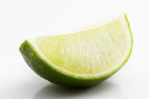 Quarter lime diagonal Stock Photos