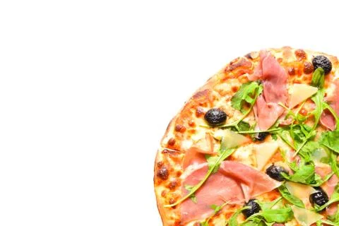 Quarter pizza Stock Photos