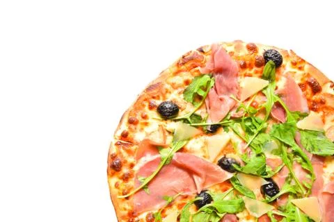 Quarter pizza Stock Photos