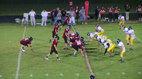 Quarterback Touchdown Pass 05 Stock Footage 8664535