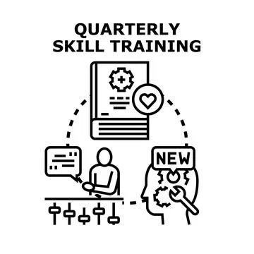 Quarterly skill training program development and improvement Illustration