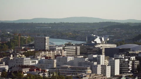 Quartier La Confluence - Lyon Stock Footage 299857298