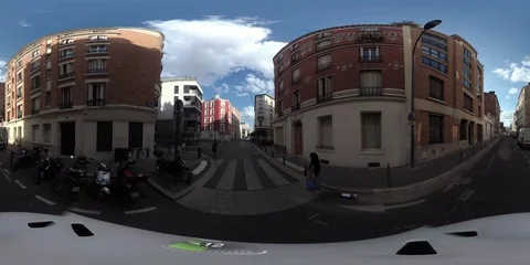 Quartier Philosophe in 360 / VR 스톡 동영상 114084964