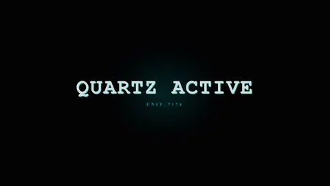 Quartz Active Text Animation - Futuristic Digital Glitch Effect with Data O.. Stock Footage 331568463