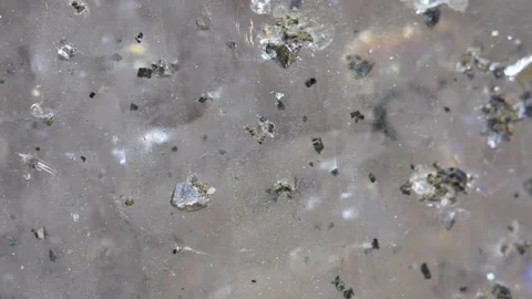 Quartz crystal under high magnification Stock Footage 329981734