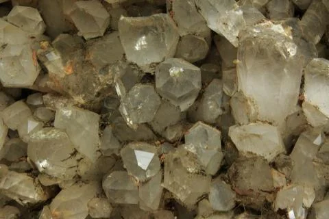 Quartz crystals Stock Photos