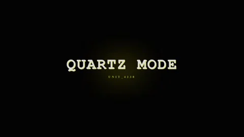 Quartz Mode Text Animation - Retro Style Title Sequence with Vintage Glow Stock Footage 331568305