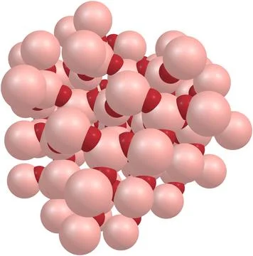 Quartz molecular structure isolated on white background Stock Illustration