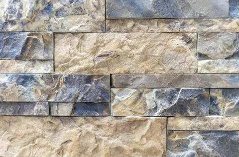 Quartz stone texture for room decor. Blocks made of natural stone. Stock Photos