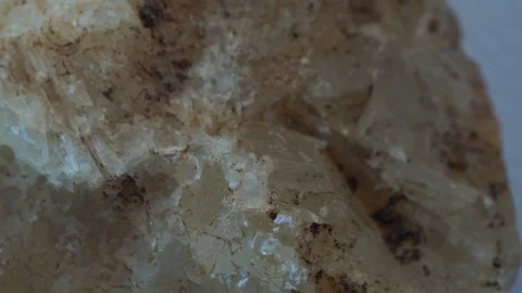 Quartz Turning Macro Detail Stock Footage 70845054