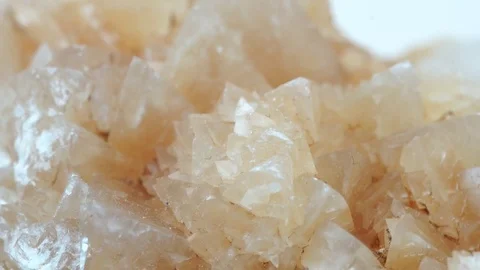 Quartz Turning Macro Detail Stock Footage 70845233