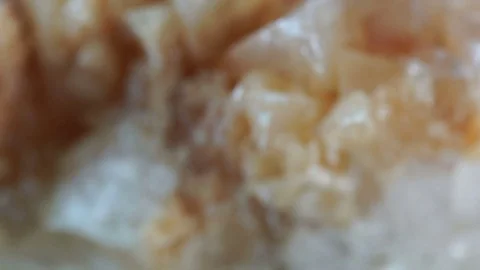 Quartz Turning Macro Detail Stock Footage 70845536