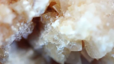 Quartz Turning Macro Detail Vídeo Stock 70845799