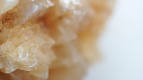 Quartz Turning Macro Detail 스톡 동영상 70845897