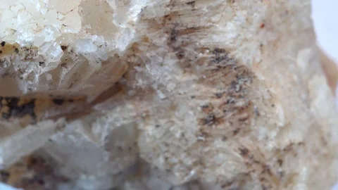 Quartz Turning Macro Detail Stock Footage 70845924