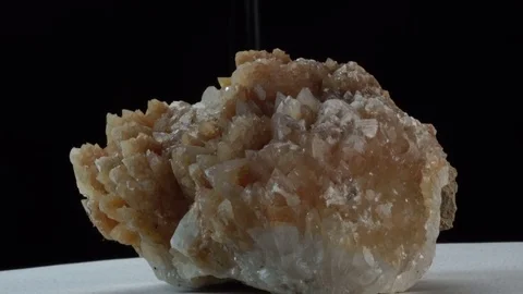 Quartz Turning Macro Detail 스톡 동영상 70846483