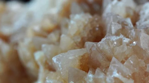 Quartz Turning Macro Detail Stock Footage 70846652