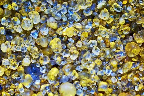 Quartz under the microscope 스톡 사진