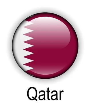 Quatar official state flag Stock Illustration