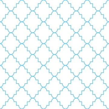 Quatrefoil classic net pattern Stock Illustration
