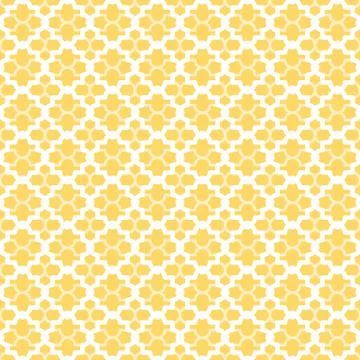Quatrefoil Lattice Pattern Stock Illustration