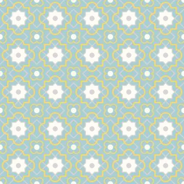 Quatrefoil Lattice Pattern Illustrazione stock
