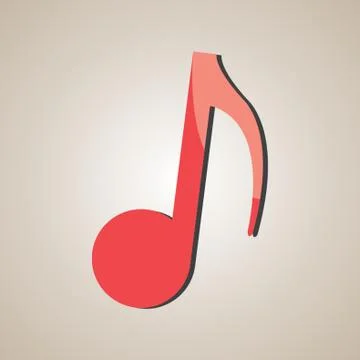 Quaver Music Note Stock Illustration