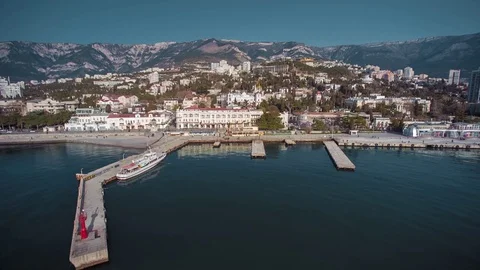 Quay Of The Big Yalta Video stock 71583766