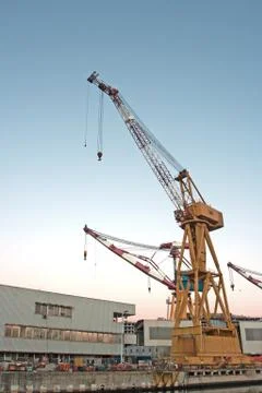 Quay crane Stock Photos