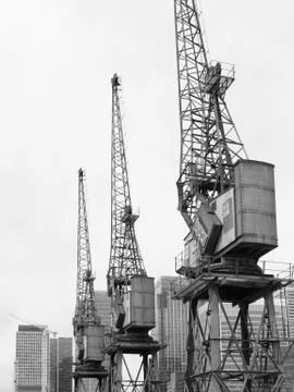 Quay Cranes Stock Photos