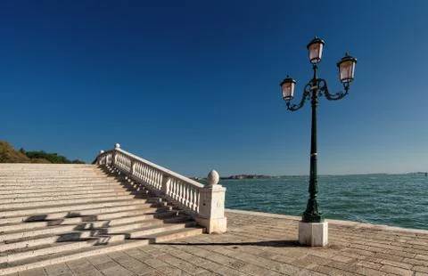 Quay in Venice Stock Photos