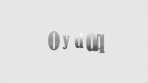 Qubit silver text with effect animation abstract background Stock Footage 264587742