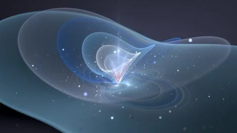 Qubit in work Stock Illustration