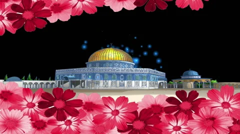 Quds, Jerusalem Dome of The Rock, Qubbat As-Sakhrah Stock Footage 45969718