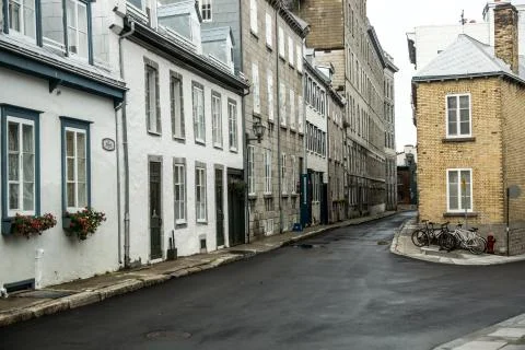 Quebec Backstreets Stock Photos