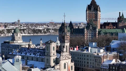 Québec- Basilique Notre-Dame de Québec Stock Footage 277353654