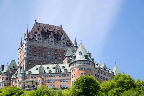 Quebec, Chteau Frontenac Stock Photos