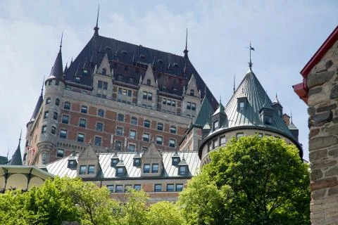 Quebec, Chteau Frontenac Foto stock